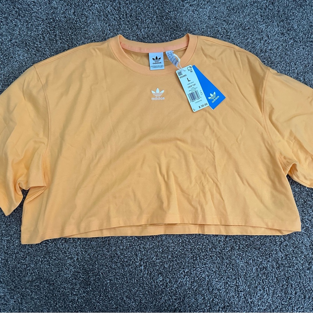 Adidas Apricot Crop Top